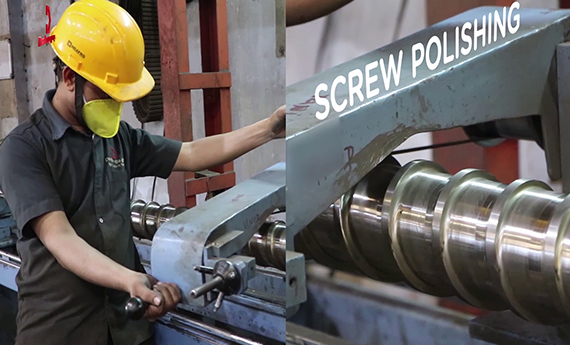 screw polishing at devikrupa group